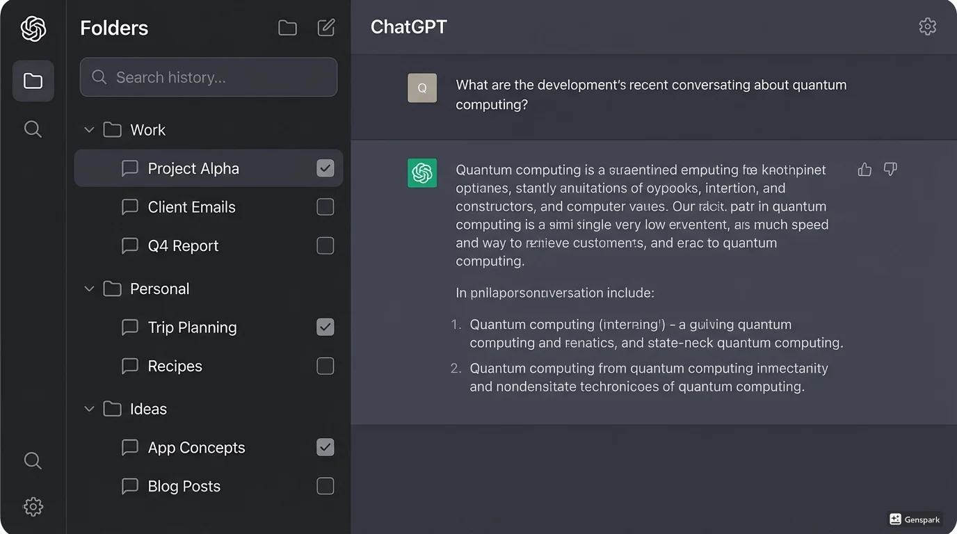 ChatGPT Toolbox dashboard showing search and bulk actions