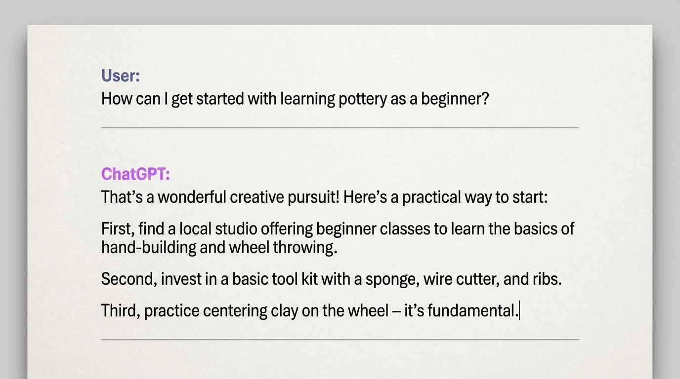 TXT file showing clean, readable ChatGPT conversation format